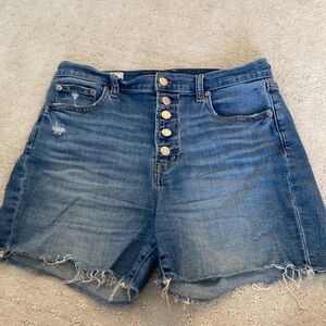 Blue Denim 4’’ Short High Rise Jeans (JORTS) from Gap.